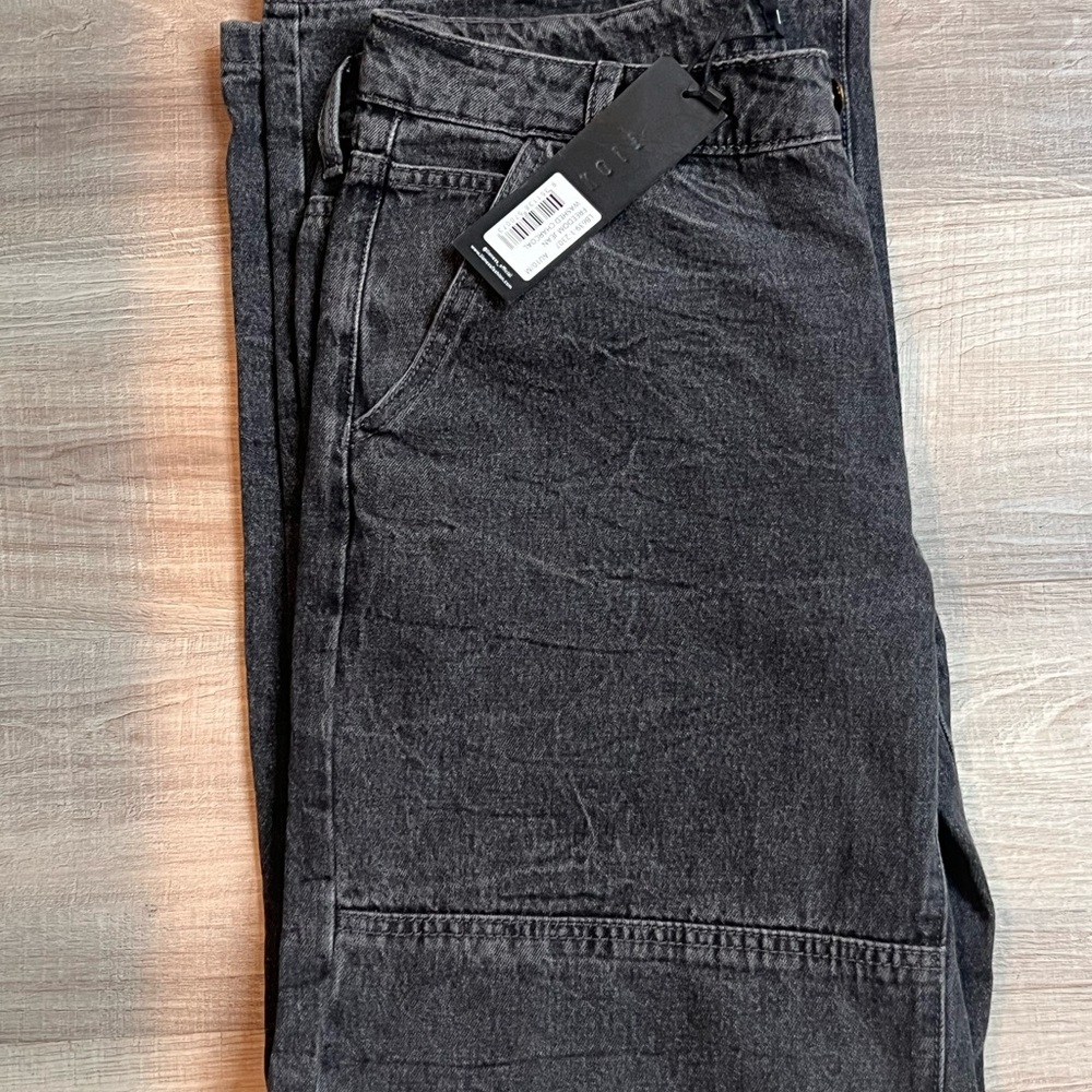Lioness Black Washed Relaxed Freedom Jeans